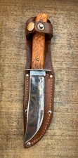 🇺🇸Remington DuPont RH-4 c.1933-40 Jigged Bone Fixed Blade Hunting Knife Sheath picture