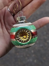 VTG Shiny Brite Indent Ornament AB picture