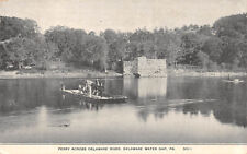 UPICK POSTCARD Ferry Across Delaware River Delaware Water Gap Pennsylvania c1910 picture