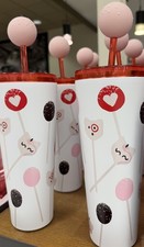 Target x Starbucks Cake Pop Collection Stainless Cold Cup with topper 26 oz picture