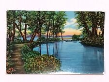 Entrance To Inlet Chautauqua Lake New York Postcard  picture