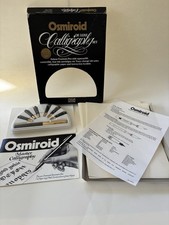 Vintage Osmiroid De Luxe Calligraphy Set Fountain Pen 6 Nibs England 22 Carat picture
