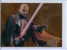 2011 Topps Star Wars Galaxy 6 DARTH VADER Foil Art BRONZE PARALLEL Insert Card  picture