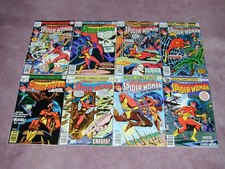 Spider-Woman comic #2, 3, 4, 5, 6, 7, 8, 10, Eight comics by Marvel 1978, NICE picture