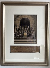1905-1906 Framed Harvard Law Review Original Class Photo, Signed: F.W. Bird picture