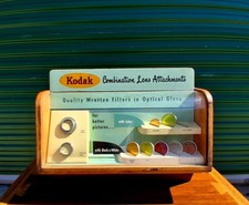 Vintage 1940s Kodak Combination Lens Attachment Countertop Store Display - RARE picture
