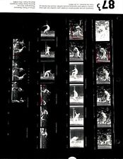 LD363 1988 Orig Contact Sheet Photo RAY KNIGHT JEFF ROBINSON TIGERS - INDIANS picture