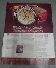 Stauer Timepiece Watches Print Ad 2006 8x11 picture