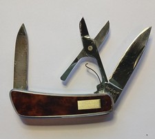 Beautiful Vintage KERSHAW by KAI JAPAN #5600 Small 3 Blade Folding Pocket Knife picture