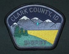 Vintage Clark County Sheriff's Department Shoulder Patch (Idaho) picture