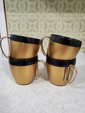 Vintage Thermo Serv West Bend Gold & Black 3