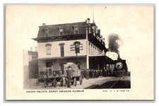 1904C Union Pacific Railroad Depot & Hotel, Abilene, Kansas, KS UDB picture
