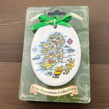 Ireland Map Porcelain Ornament Souvenir – Fine Porcelain Collection  picture
