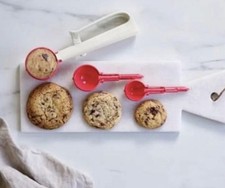 NEW Tupperware Portioning Scoop Set Portion Control Sizes Spoon 4 Piece Set picture