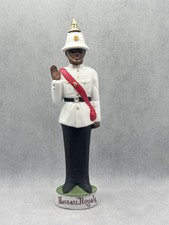Vintage Nassau Royale Bahamian Royal Police Bisque Porcelain Decanter 8.5