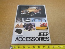 1983 Jeep Cherokee CJ-7 Wagoneer Accessories sales brochure 16 pg ORIGINAL picture