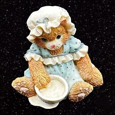 Enesco Calico Kittens Finicky An Unexpected Treat Figurine Cat Figurine 2.25”T picture