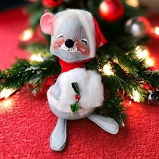 Annalee 1971 Christmas Mrs Claus Mouse Doll 12