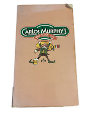 Vintage 1980s Carlos Murphy’s Irish Mexican Café Restaurant Menu USA Laminated picture