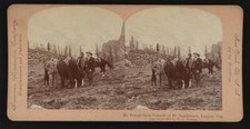 Mt Temple from summit of Mt Saddleback, Laggan, Can Old Photo picture