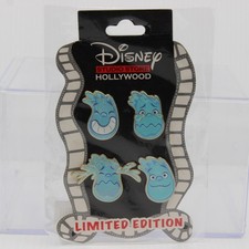 C4 Disney DSSH LE 400 Pin Set Emoji Expressions Faces Wade Water Elemental picture