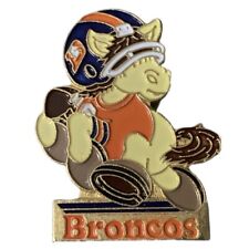 Vintage NFL Huddles Denver Broncos Mascot Souvenir Pin picture