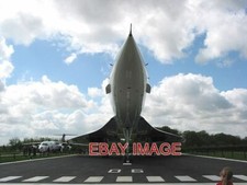 PHOTO  BA CONCORDE - MANCHESTER AVIATION VIEWING PARK BREATHTAKING. WE WATCHED H picture