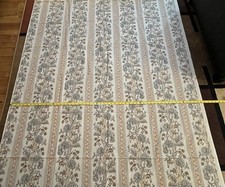 Vintage Henry Ford Museum Fabric Rose Cottage Floral Cotton Blend 2.4 Yds READ picture