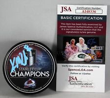 KURTIS MACDERMID SIGNED 2022 COLORADO AVALANCHE STANLEY CUP CHAMPIONS Puck +JSA picture