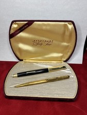 Vintage Solid 14K Gold Mechanical Pencil & Eversharp 64 Fountain Pen Set READ picture