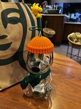 🧡NWT Starbucks 2026 Limited Edition Peanuts Snoopy Glass Cup picture