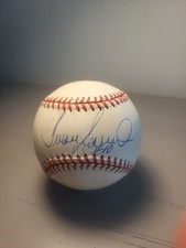 Juan Samuel Autographed Signed Baseball - MLB Tigers Phillies Dodgers  w/JSA COA picture