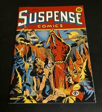 Suspense Comics # 3 Beautiful Near Mint Newsprint Replica picture