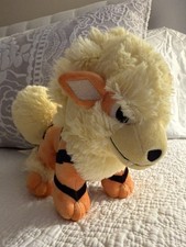 2015 Pokemon Center Arcanine Plush Discontinued Rare - picture