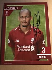 Fabinho, Brazil 🇧🇷 Liverpool FC 2018/19 hand signed picture