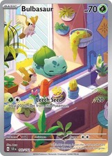 Pokemon Bulbasaur 143/142 Holo Illustration Rare Stellar Crown NM picture