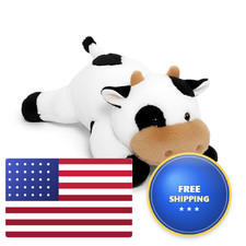 Ecolley Weighted Stuffed Animals For Adults Kids Girls Cow Plush Pillowfort picture