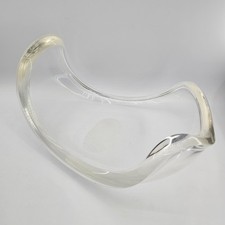 MCM Ritts Astrolite Lucite Sculptural Double Lip 21” Lucite Bowl WOW picture