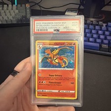 Pokémon TCG Special Delivery Charizard Promo Card SWSH075 Holo PSA 9 picture