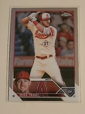 2023 Topps Chrome #27 Mike Trout Los Angeles Angels LEGEND BIG QTY picture