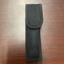 Wholesale Lot of  6pc black  Nylon pouch/sheath for knife  4-4.5”closed.flat picture