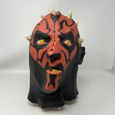 Star Wars Darth Maul Authentic Replica Halloween Mask Dan Post Studios Cos Play picture