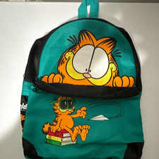 Vintage Franco American Garfield Backpack Teal/Black Adjustable ©1994 PAWS picture
