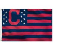 Cleveland Indians flag New Banner Indoor Outdoor 3x5 ft US seller Stars Stripes picture