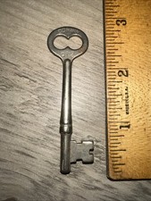 Antique Corbin Solid Barrel Skeleton Key #Q12 picture