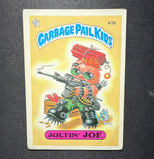 Topps 1985 Garbage Pail Kids Series 1 Joltin' Joe #41b Trading Card USA picture