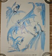 Vintage Bob Kane Batman Scrapbook Sketchbook Art Print 13