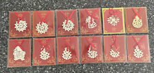 Lot of 12 Lenox Christmas Charms - New picture