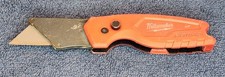 Red MILWAUKEE Locking Folding Utility Knife, 48-22-1500 picture