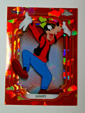 2024 Topps Chrome SAPPHIRE Disney #4 GOOFY /25 Orange Refractor NM+ COLOR MATCH picture